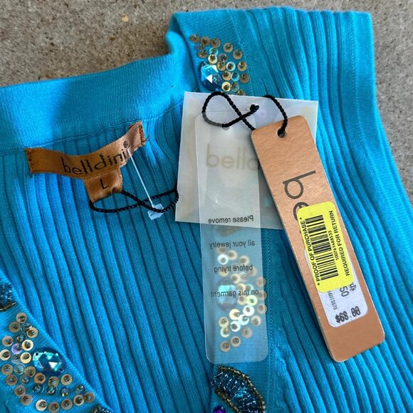 2000s beaded tank top // deadstock - Picture 4 of 8